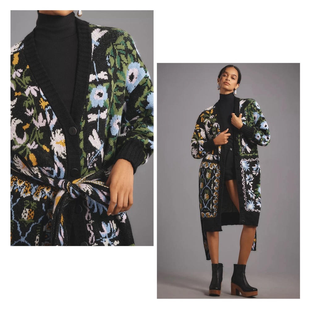 FARM Rio Multicolor Floral Cardigan